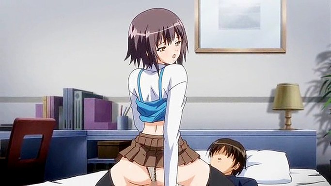 Sexy anime teen fucking hard cock