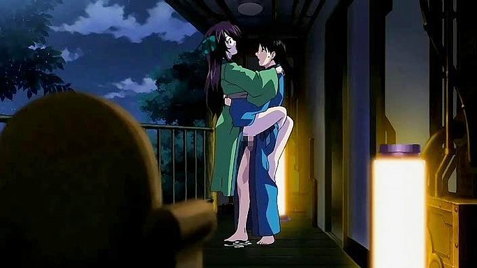 Creampie for big tits anime babe